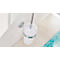 tesa® SMOOZ Toilettenbürste, verchromt, inkl. Klebelösung, starker Halt, B 95 x T 135 x H 395 mm
