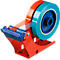 tesa® Tischabroller 6012, für 2 Rollen bis Ø 145 x B 25-50 mm, Messerabdeckung, L 175 x B 67 x H 130 mm, Metall, rot-blau