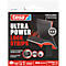 tesa® Ultra Power Lock Stripes noir, 4 bandes de 5 cm, résistant aux intempéries, force de maintien jusqu'à 4 kg