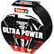 Black tesa Ultra Power Extreme tape. Inscription: Ultra Power Extreme, 10mx50mm, Power Level 10.