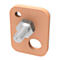 tesa® vis adhésive, pour maçonnerie et pierre en intérieur et en extérieur, force adhésive jusqu'à 2,5 kg, amovible, carré, 2 pcs.