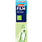 Produktverpackung von tesa Film Crystal Recycled mit 90% Recyclinganteil und Abbildung einer Kunststoffflasche.