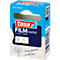 Blue and white Tesa packaging with the words FILM PAPER. Product information and the FSC seal are printed on it.