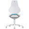 TEXON 2 cleanroom werkstoel Skintec gebroken wit, ESD- &amp; cleanroom conform, met wielen