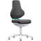 TEXON 2 Siège de travail pour salles blanches Skintec noir, conforme ESD &amp; salles blanches, avec roulettes