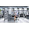 TEXON bureau- en laboratoriumdraaistoel met Supertec stoffering, ergonomisch, zithoogte 570-810 mm