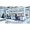 TEXON bureau- en laboratoriumdraaistoel met Supertec stoffering, ergonomisch, zithoogte 570-810 mm