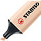Textmarker STABILO® BOSS Original NatureCOLORS, Keilspitze, lichtbeständig, schnell trocknend, beige, 10 Stück
