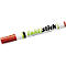 Textmarker Taktistick, für Taktifol-Taktikfolien/Taktiboards, Keilspitze, Schreibfarbe Rot, 1 Stück