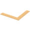 Thekentop Tool, eckig, Buche-Dekor