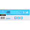 Thermische rol Exacompta, voor kaartbetalingen en kassa's, 1-laags, BPA-vrij, FSC-gecertificeerd, 55 g/m², L 44 m x B 57 mm, Ø 60 mm, 10 rollen, wit