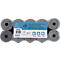 Thermische rol Safe Contact, 1-laags, 52 g/m², B 80 mm x L 44 m, Ø 60 mm, 10 rollen, blauwgrijs