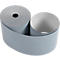 Thermische rol Safe Contact, 1-laags, 52 g/m², B 80 mm x L 76 m, Ø 80 mm, 10 rollen, blauwgrijs