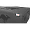 Schwarze Thermobox aus Hartschaum mit Kangaroo-Logo und weißem 'Kangaroo Box'-Etikett.