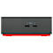 ThinkPad Universal USB-C docking station Lenovo, 2 x DP/1 x HDMI, diverse USB-poorten, LAN, B 171 x D 80 x H 37,5 mm, zwart
