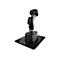Schwarzer Thrustmaster AVA Flightstick für Flugsimulationen auf einer flachen, quadratischen Metallbasis.