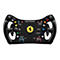 Thrustmaster Ferrari Rennlenkrad in Carbon-Optik mit zahlreichen bunten Tasten, Drehreglern und zentralem Ferrari-Logo.