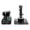 Thrustmaster HOTAS Warthog Joystick und Schubregler Set vor weißem Hintergrund.