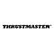 Schwarzes Thrustmaster Logo auf weißem Hintergrund.