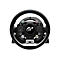 Schwarzes Thrustmaster Gran Turismo Rennlenkrad vor weißem Hintergrund.