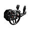 Thrustmaster T500 RS Rennlenkrad mit Pedalerie auf weißem Hintergrund.