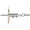 Tiefenmessschieber DIN 862 200mm ger.Schiene 8x3mm H.PREISSER