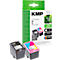 Tintenpatrone KMP, ersetzt HP 62 (C2P04AE/C2P06AE), bis 200/165 Seiten, Multipack, CMYK