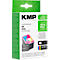 KMP Druckerkartusche HP 62XL, farbig, als Ersatz für HP-Drucker in grüner Verpackung.