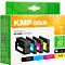 KMP Gold Tintenpatronen-Set als Ersatz für HP 963XL, bestehend aus vier schwarzen und farbigen Kartuschen.