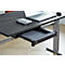 Tiroir de fond OrgaWork, soft-close, verrouillable, L 430 x P 410 H 70 mm, noir