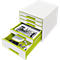Tiroirs WOW CUBE 5214 LEITZ®, 5 tiroirs, format A4, polystyrène, vert