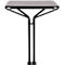 Tisch Bistro 80X80 Tischplatte lackiert schwarz