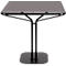 Tisch Bistro 80X80 Tischplatte Metall schwarz