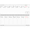 Tischkalender Korsch 2026, Querformat, 128 Seiten mit Wochenübersicht und Kalendarium für D/GB/F/I, Sonn-/Feiertage rot, B 298 x H 105 mm, Karton, weiß