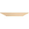 Tischplatte, Trapez 1600/800 x 690 mm, Ahorn