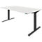 Tischsystem WINEA Startup 2.0 Designline, elektrisch höhenverstellbar, L 1800 x B 900 mm, schwarz/weiß