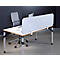 Tischtrennwand, B 1600 x H 450 mm, grau