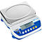 Tischwaage Adam Latitude LBX 6, Wägebereich 1 g-6 kg, LC-Display, Netzanschluss/Akku, B 255 x T 290 x H 105 mm, Edelstahl, weiß-blau