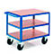 Tischwagen, 3 Ladeflächen 850 x 500 mm, Tragkraft 500 kg, für Produktion und Werkstatt