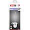 Toiletborstel tesa Moon, bevestiging zonder boren, incl. kleefoplossing, verwijderbaar, roestvrijstaal-look