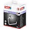 Toiletpapierhouder tesa Moon, bevestiging zonder boren, incl. kleefoplossing, verwijderbaar, roestvrijstalen look