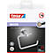 Toiletpapierhouder tesa Moon, bevestiging zonder boren, incl. kleefoplossing, verwijderbaar, roestvrijstalen look