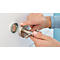 Toiletpapierhouder tesa Moon, bevestiging zonder boren, incl. kleefoplossing, verwijderbaar, roestvrijstalen look