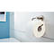 Toiletpapierhouder tesa Moon, bevestiging zonder boren, incl. kleefoplossing, verwijderbaar, roestvrijstalen look