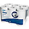 Packung mit Toilettenpapierrollen von Kleenex Hakle, weisses Papier, 3 x 12 Rollen.