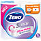Toilettenpapier Zewa Smart, weiß, 3-lagig, 300 Blatt pro Rolle, 4 Rollen