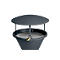Toit pour cendrier sur pied, anthracite