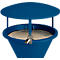 Toit pour cendrier sur pied, bleu gentiane