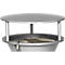 Toit, pour cendrier sur pied, en plastique, argent