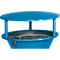 Toit, pour cendrier sur pied, en plastique, bleu